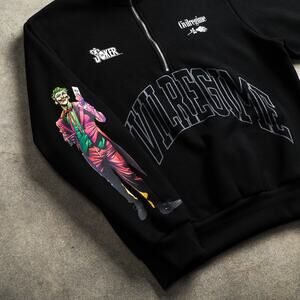 Joker x Civil Regime x Harley Quinn Soldout Limited Gotham Quarter Zip Size L